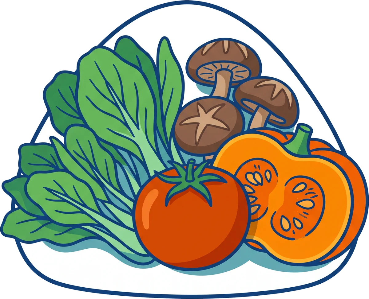 蔬菜食材插画